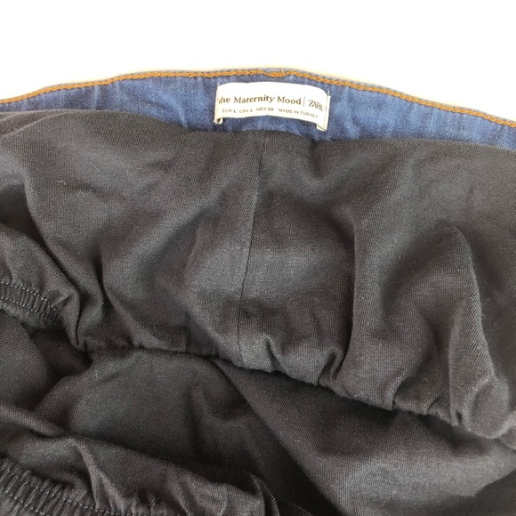 Zara premium skinny Mommy Fit maternity jean L - Picture 6 of 6